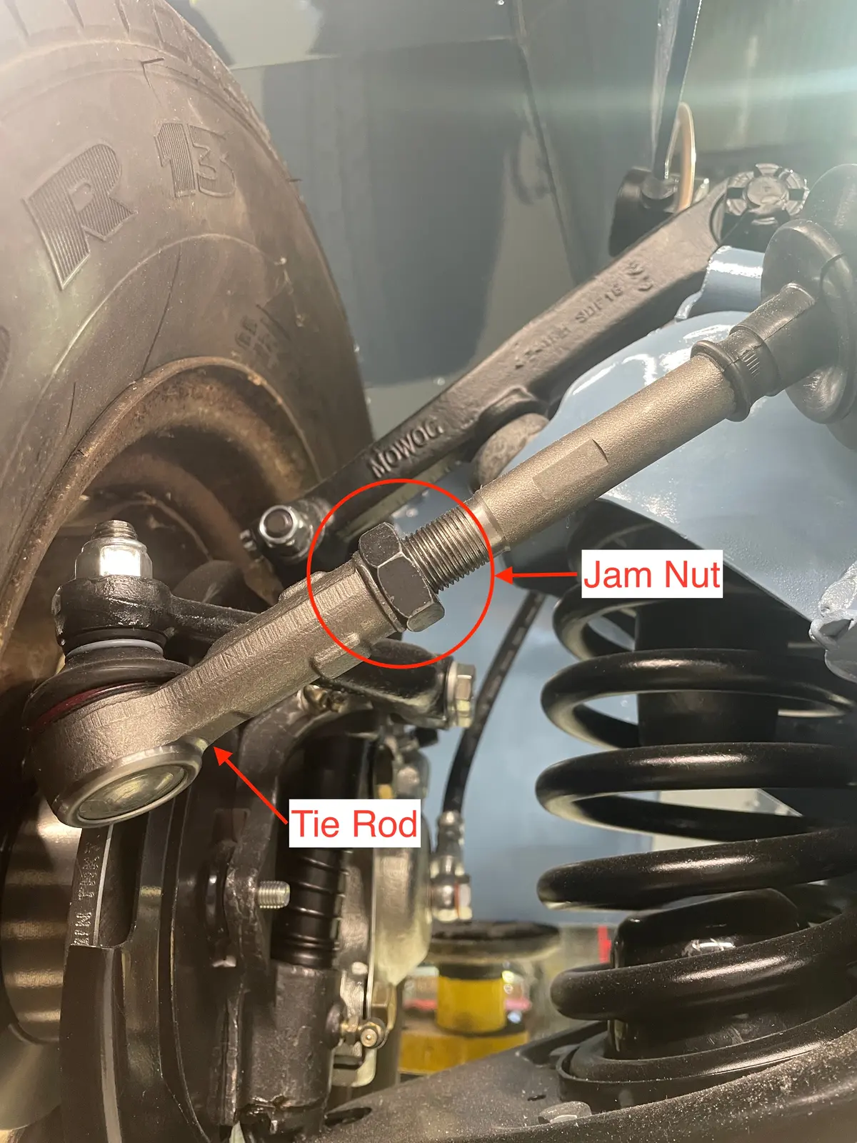Tie Rod End Jam Nut (Thru '67) 1