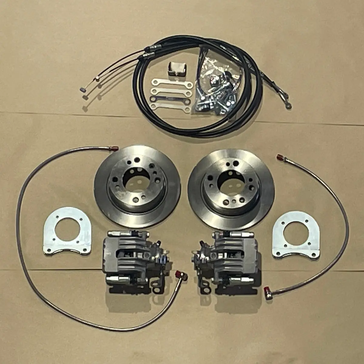 Rear Disc Brake Kit For Spridgets (With Quarter Elliptical Springs) 1