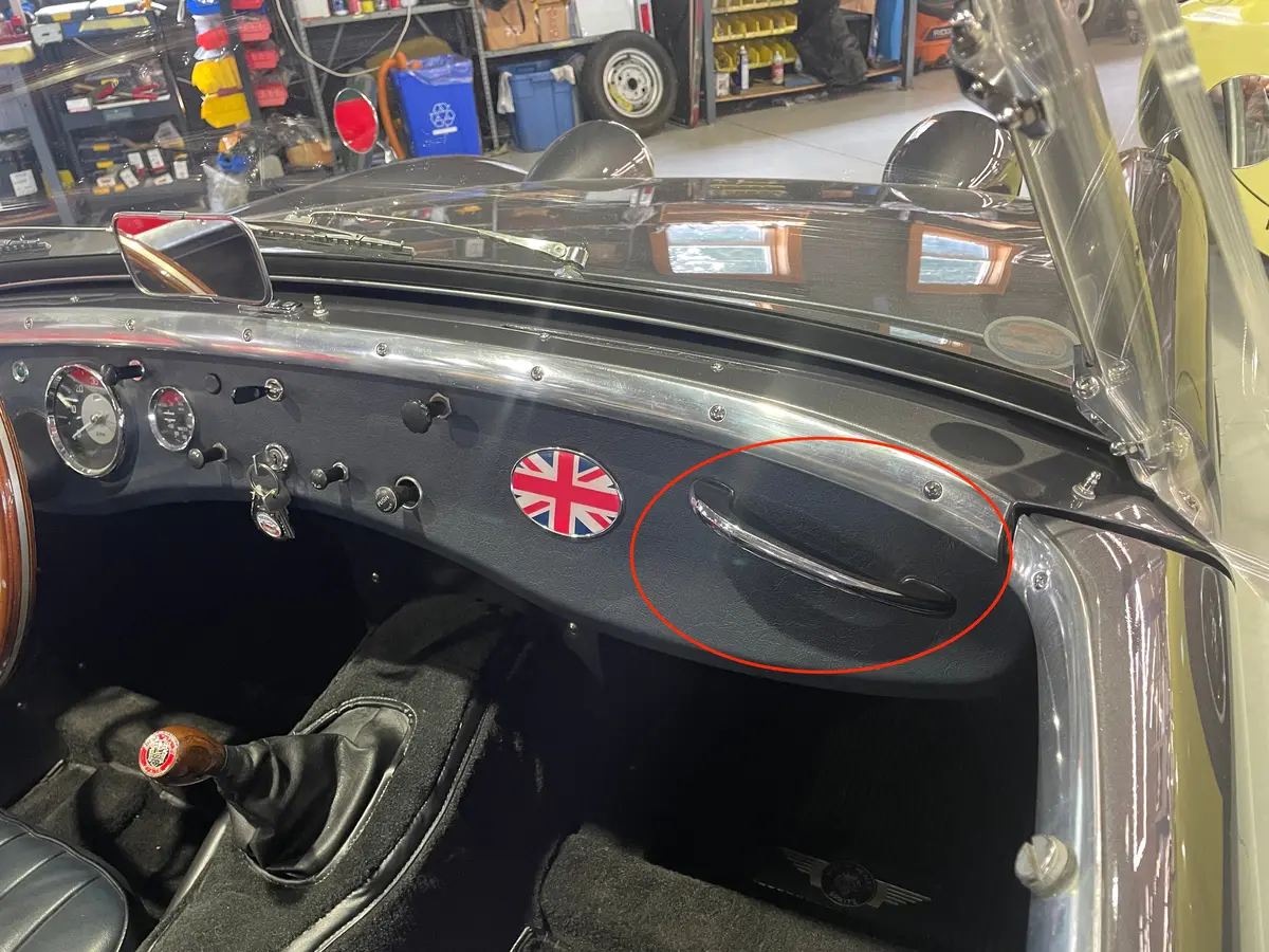 Grab Handle And Backing Plate (Bugeye Though 1962) 1
