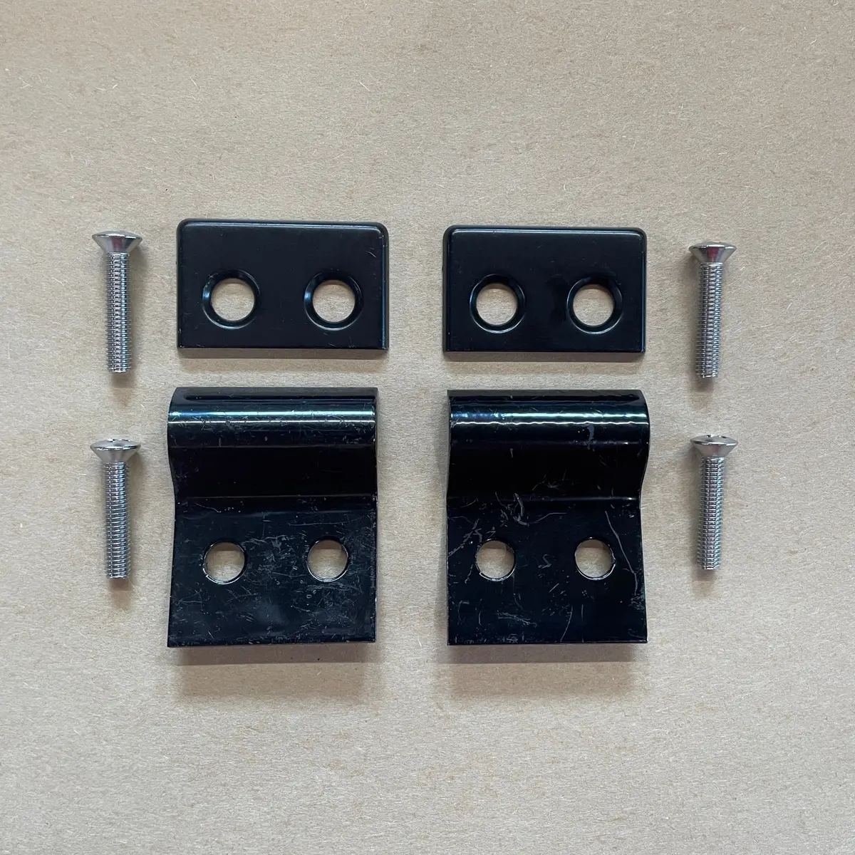 Door Check Strap Bracket Set (Bugeye Thru '63) 1