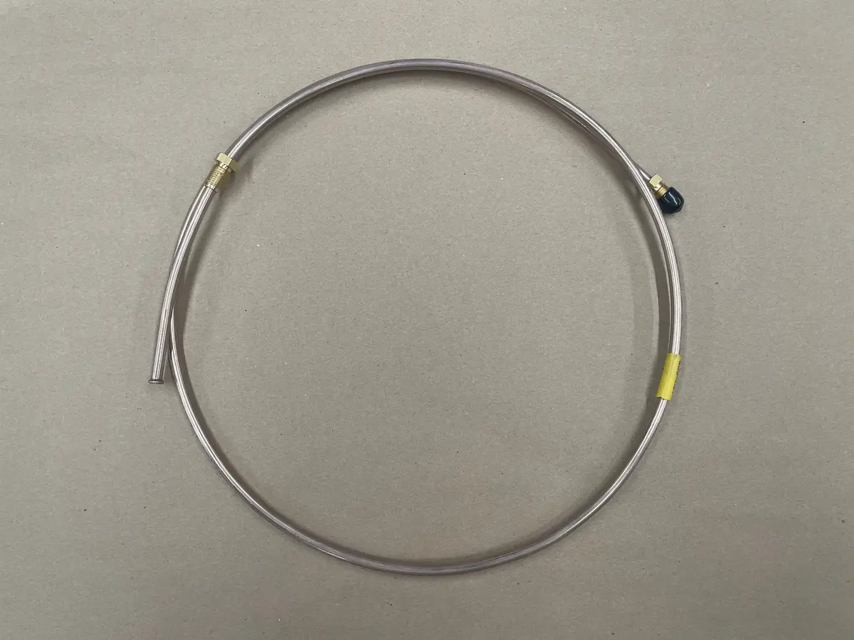 Hard Clutch Line For 1 Inch Slave (Master To Rubber Hose)(Later Spridgets Only) 1
