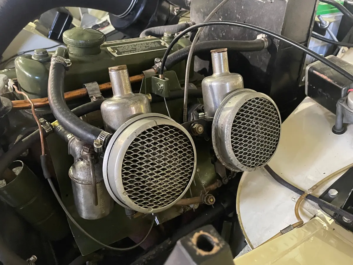 Reproduction Bugeye Air Filters (Pair) For H1 Carburetors 1