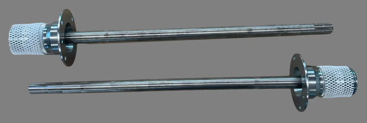 Bolt On Wheel To Wire Wheel Conversion Axles (Sold As A Pair) 1