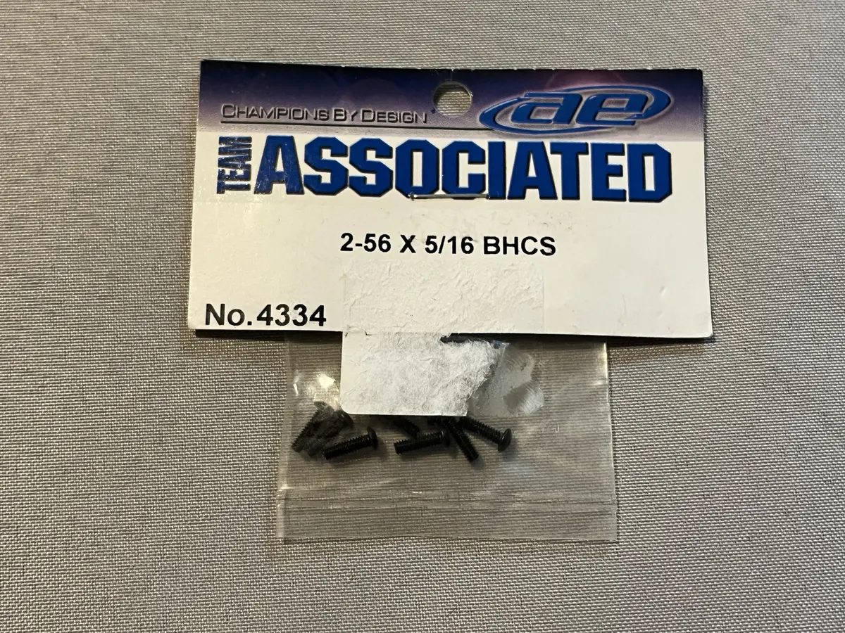 Team Associated 4334 2-56 X 5/16 Button Head Cap Screws 1