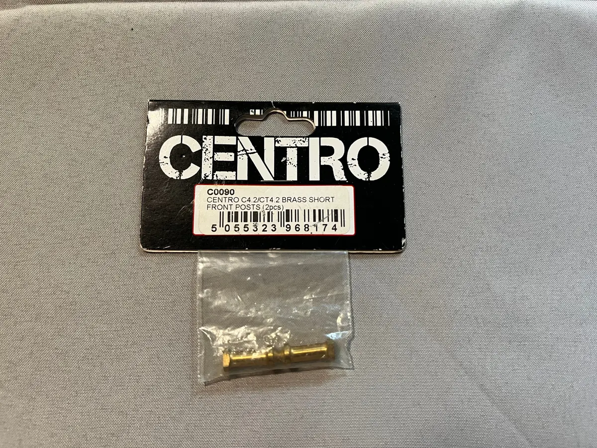Centro C0090 C4.2 / Ct4.2 Brass Short Front Posts (2) 1