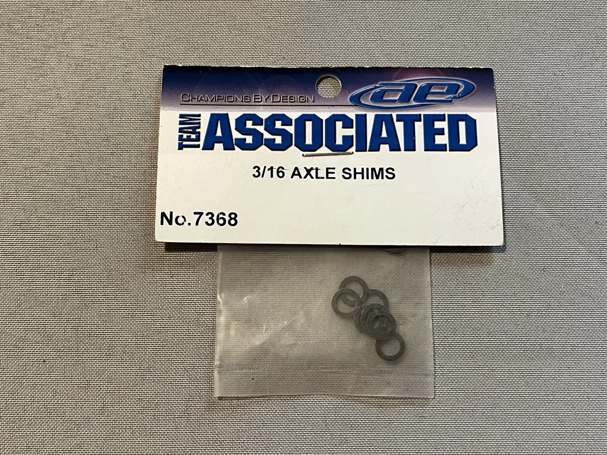 Team Associated 7368 3/16” Axle Shims 1