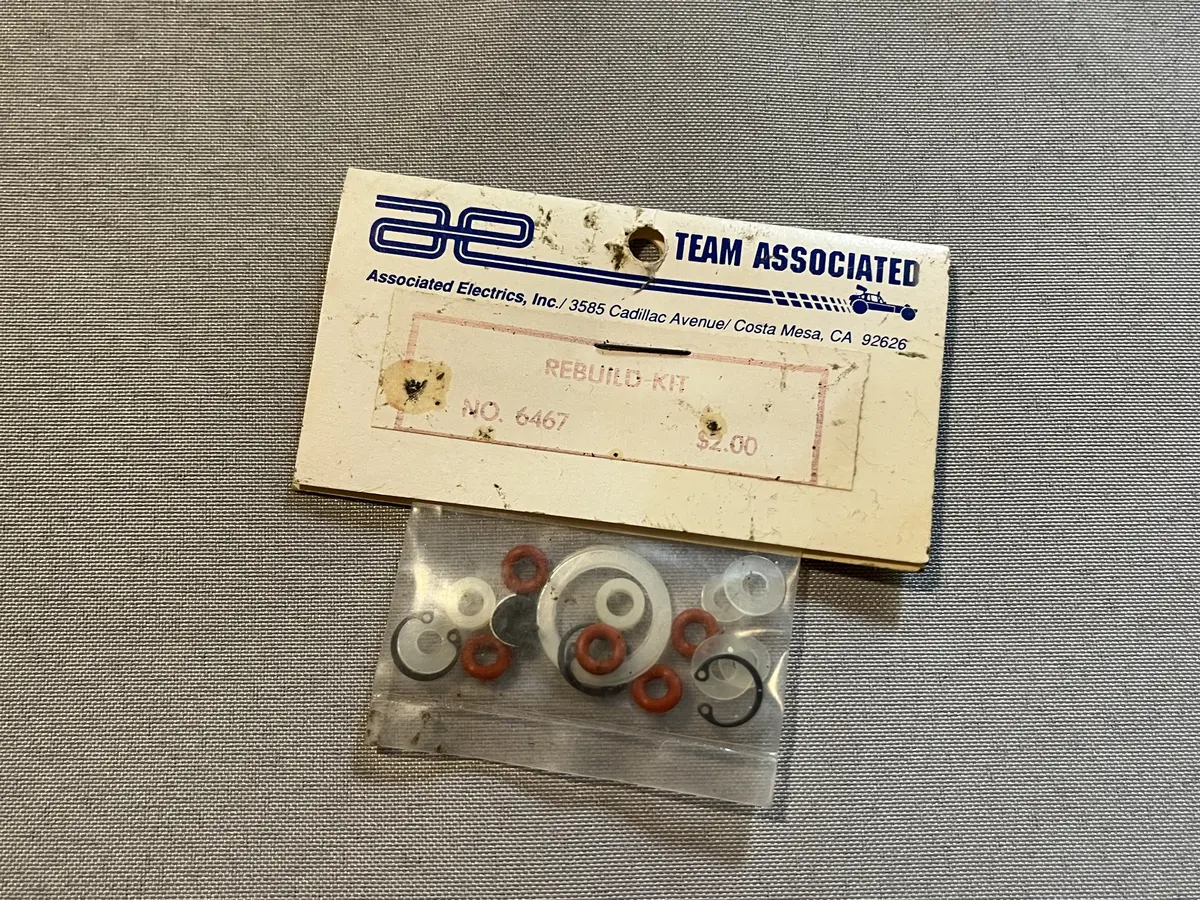Team Associated 6467 Shock Absorber Rebuild Kit – Bottom Load Shocks 1