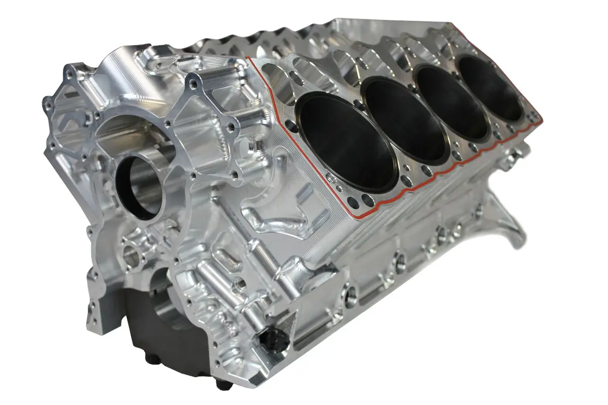 4.8" Billet Hemi Engine Block - Side Oil Pump Location 1