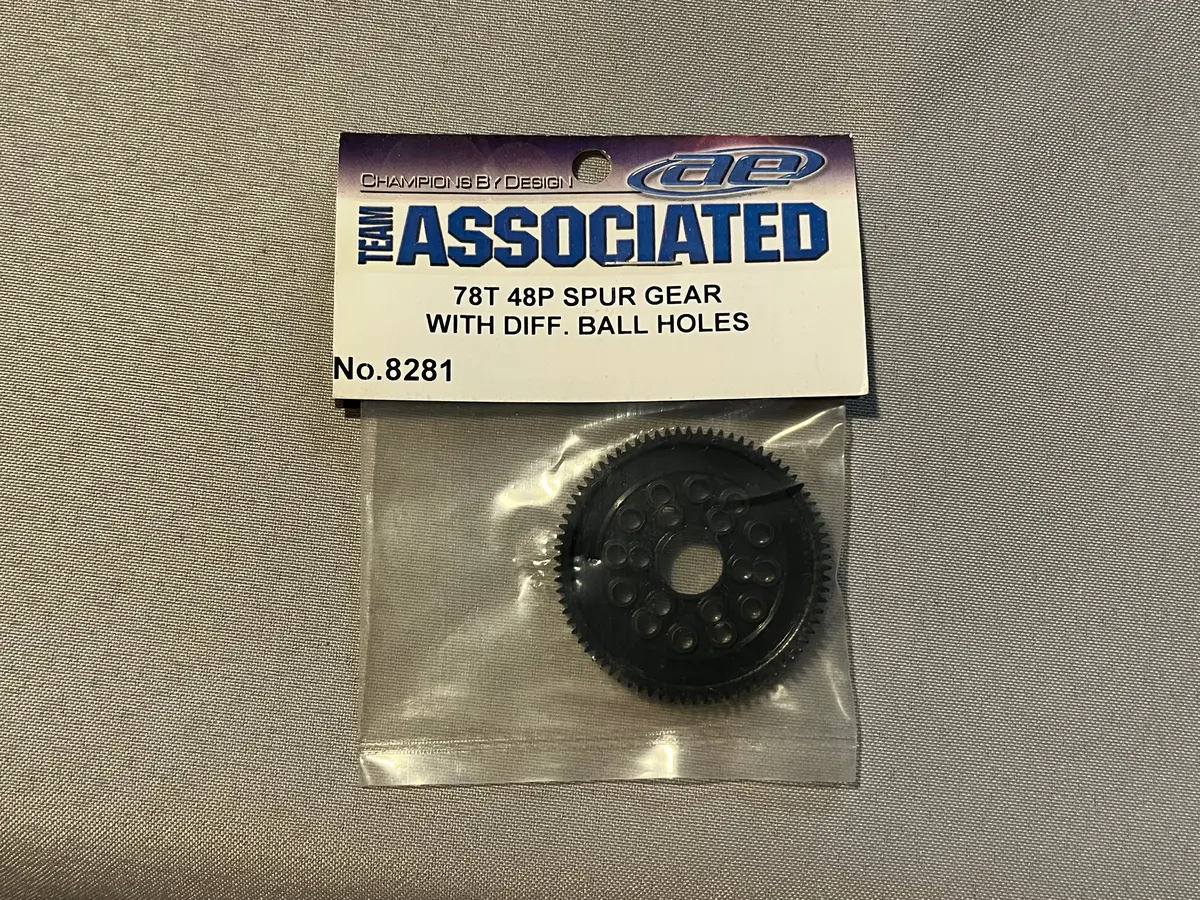 Team Associated 8281 Spur Gear With Diff Ball Holes 78T 48P 1