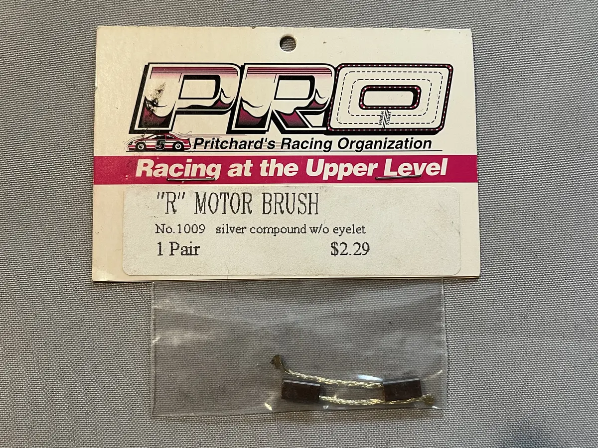 Pritchard’S Racing Organization 1009 “R” Motor Brushes 1