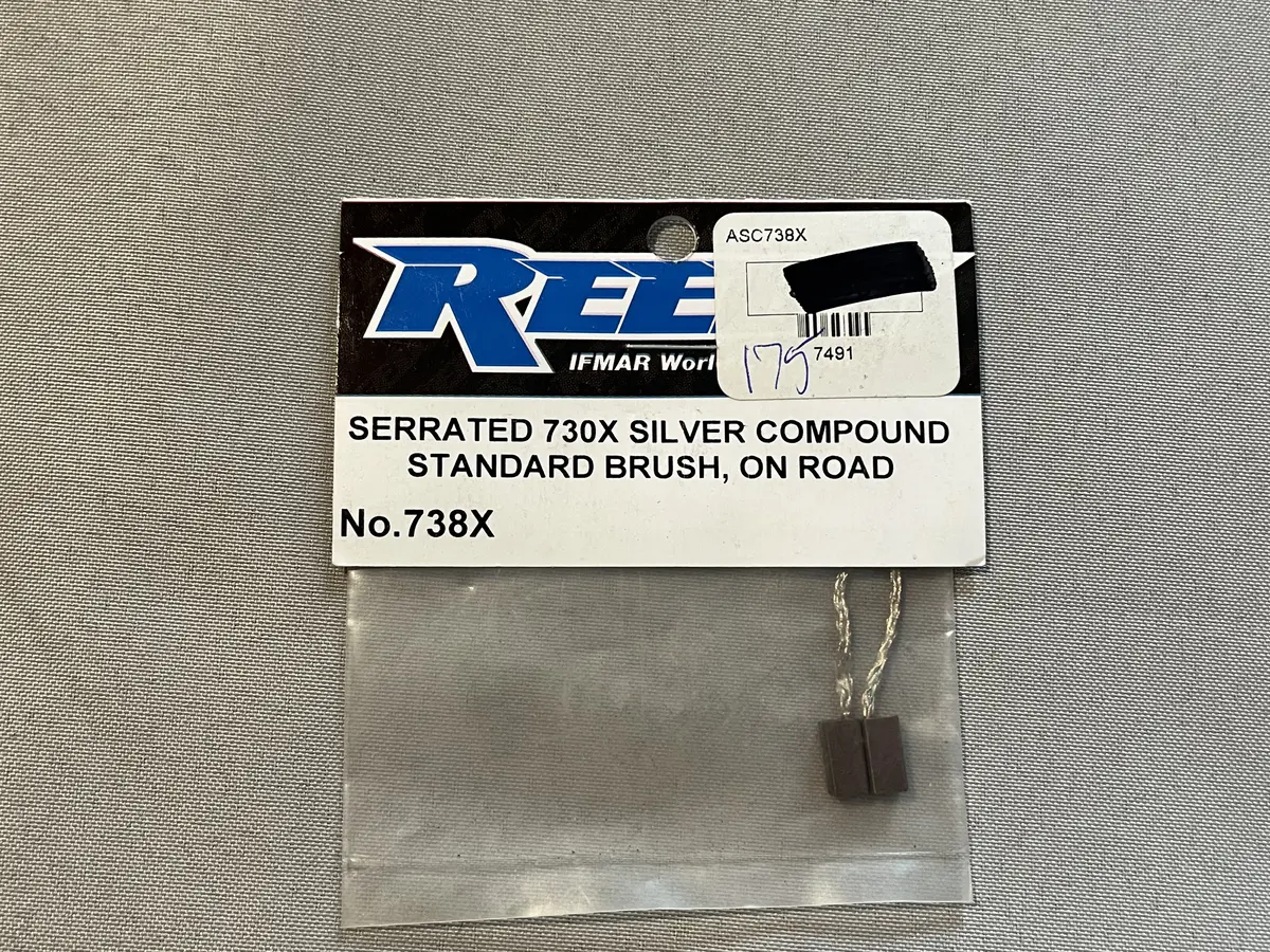Reedy 738X 730X Serrated Silver Compound Standard Brushes, On Road 1