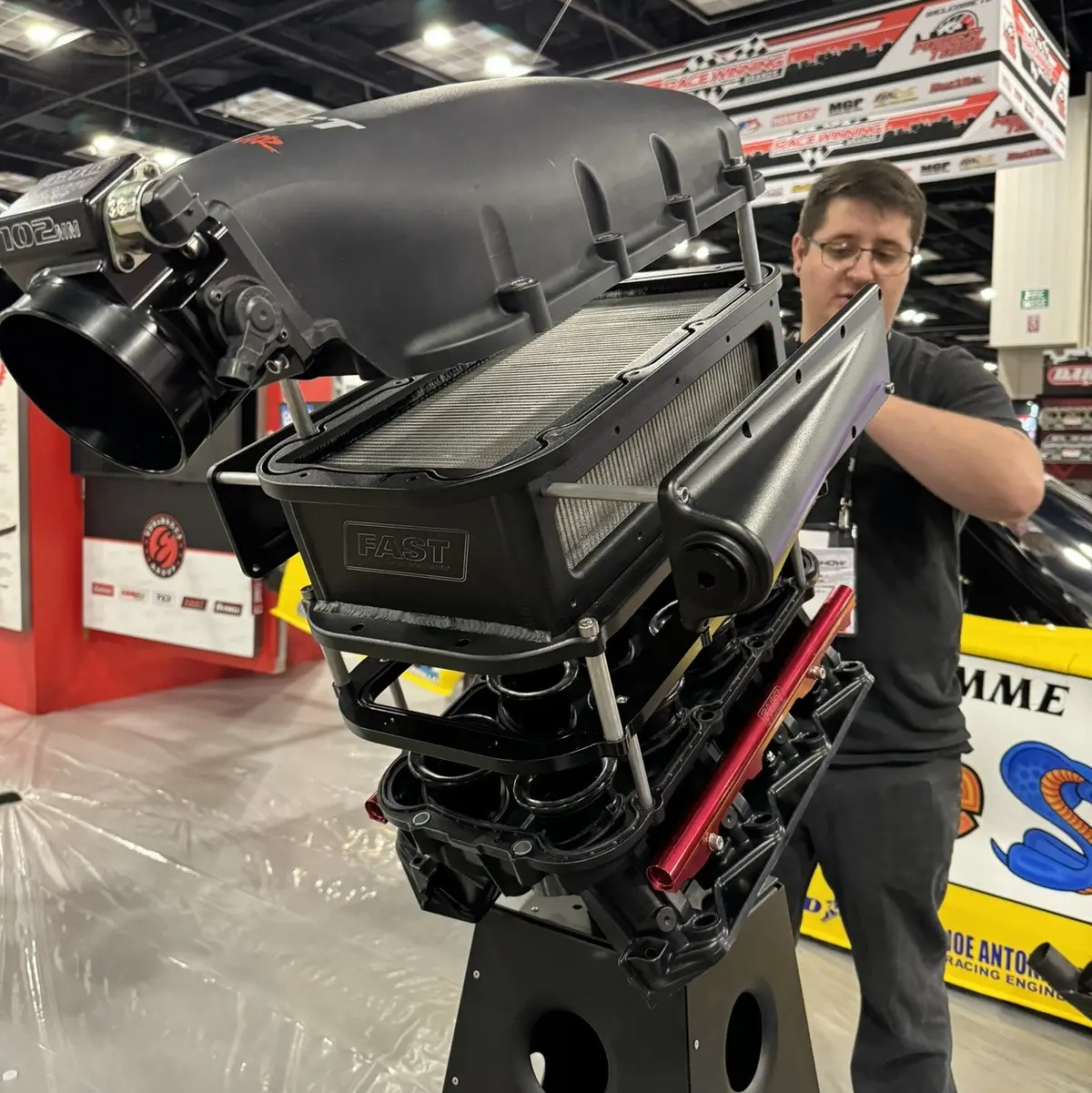 Fast Air-To-Water Intercooler For Lsxhr Intake Manifold 1