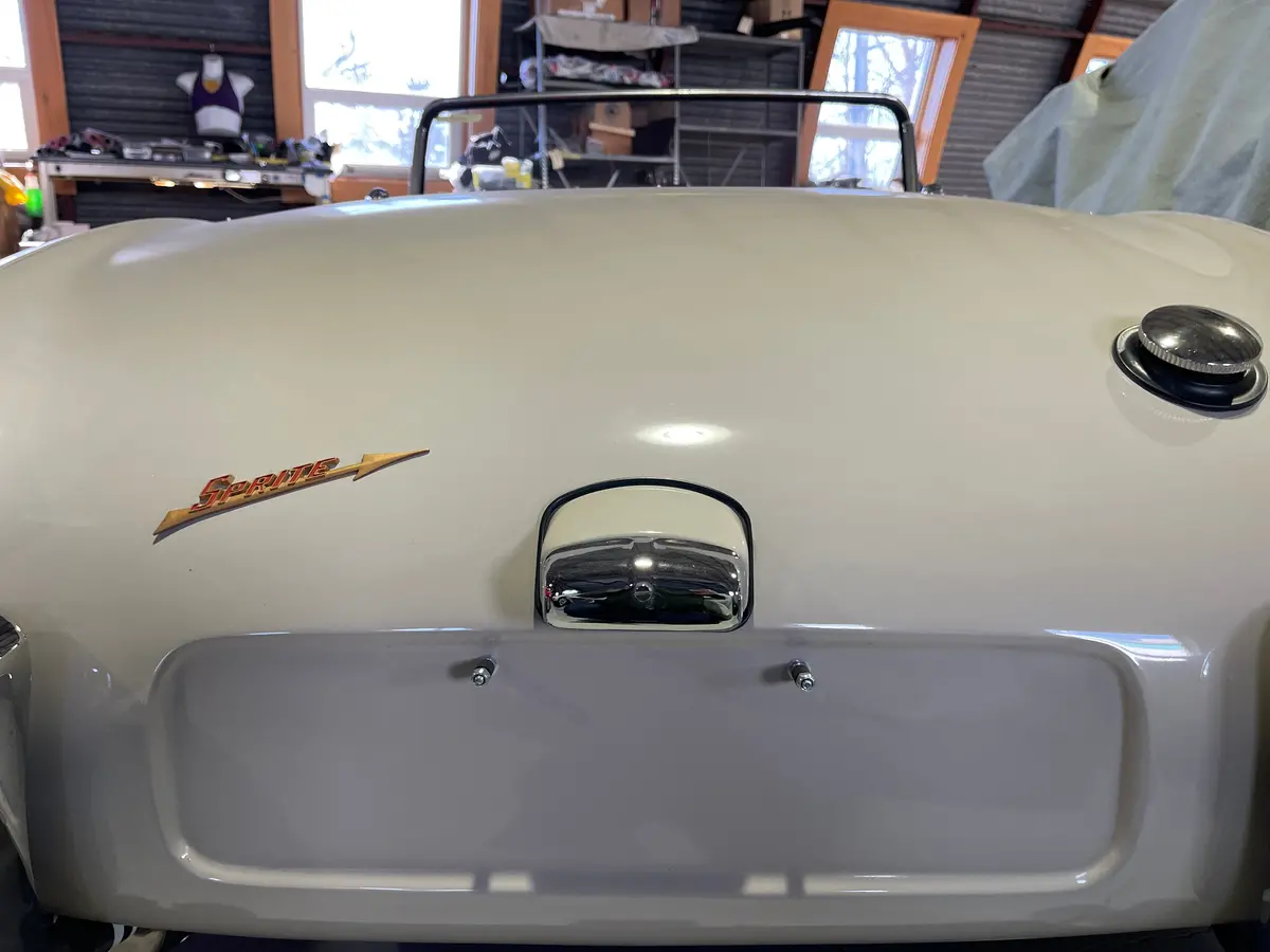 A Better Bugeye Sprite License Plate Mount 1