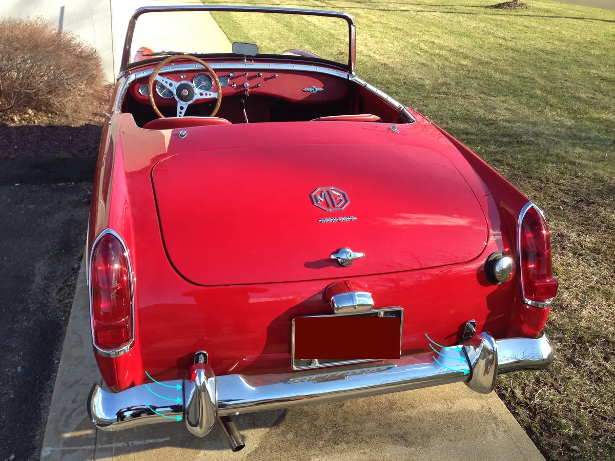Spridget Bumper Overrider Packing Strip ('61-'74) 1