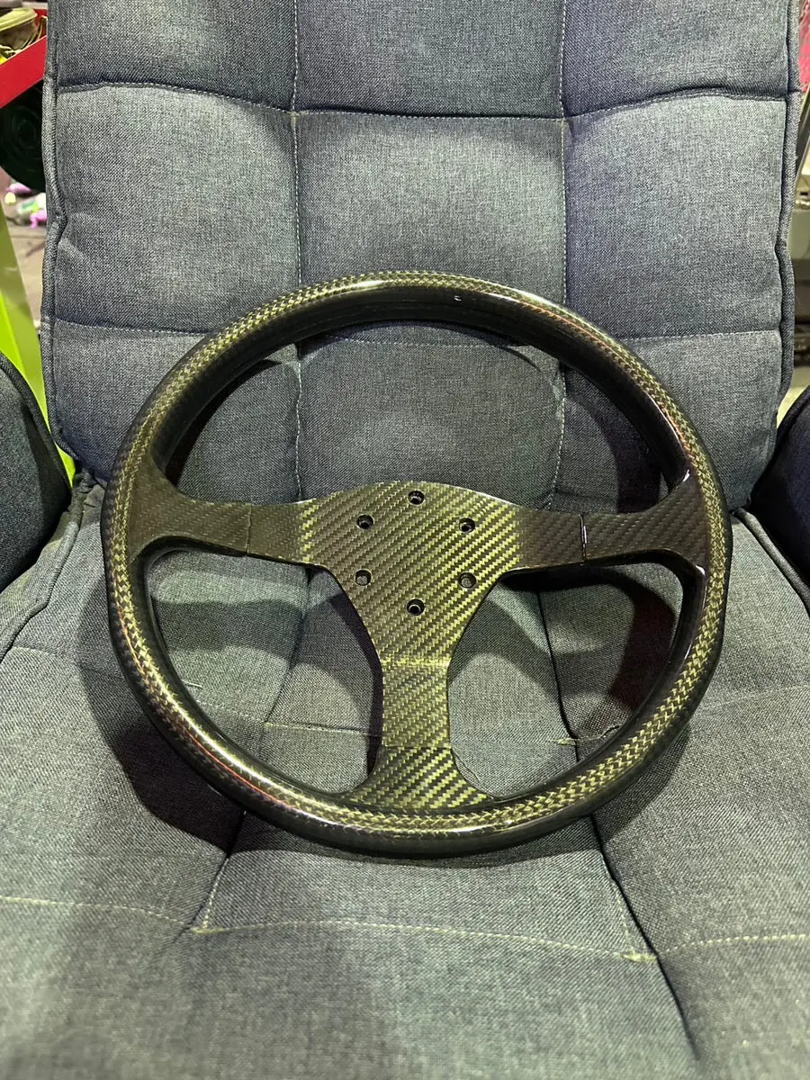 ドライカーボンステアリング 33Φ（330㎜） ホーンボタン無し Dry Carbon Steer Ring 33Φ（330㎜） Without Horn Button 1