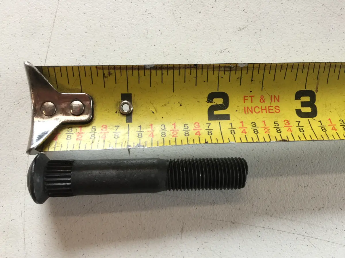 Rear Extra Long Hub Stud On Bolt-On Wheel Cars (All Spridgets) (2-1/4" Overall Length) 1