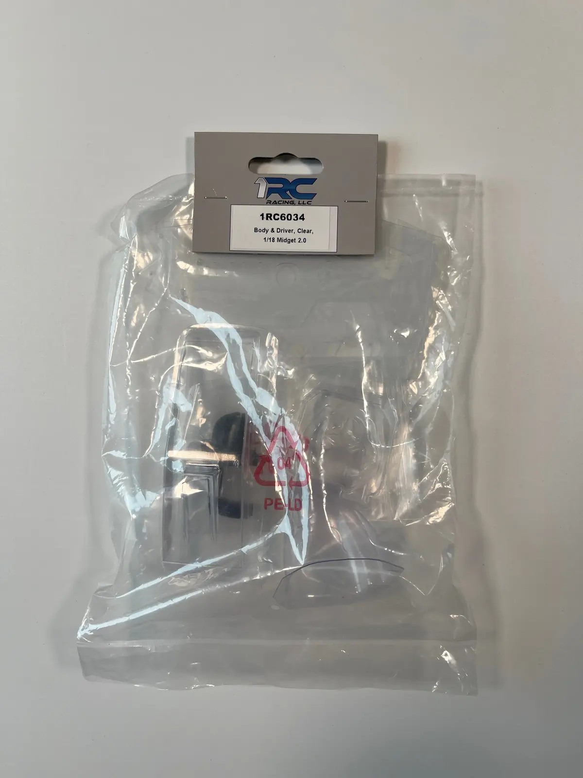 1Rc Body & Driver, 1/18 Midget 2.0 1Rc6034 1