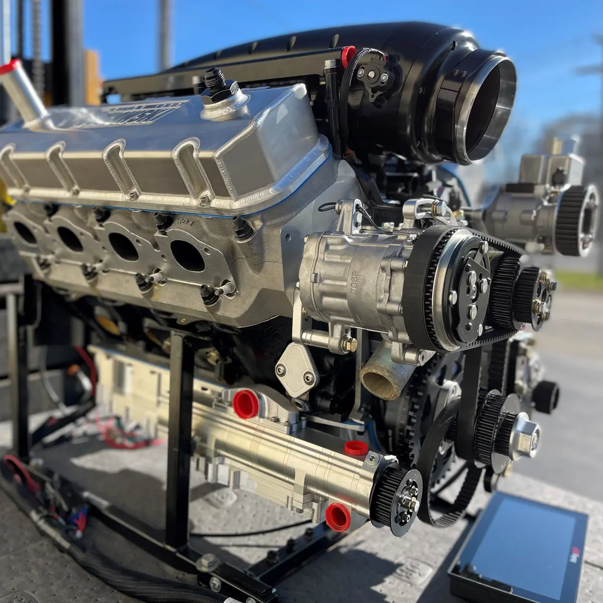 3,000 Hp Rated, R/T Twin Turbo Big Block Chevy Engine, Complete 1