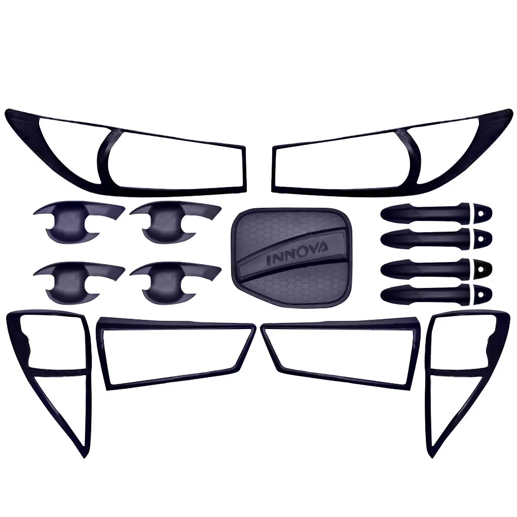 Toyota Innova 2016 - 2020 Matte Black Combo Set 1