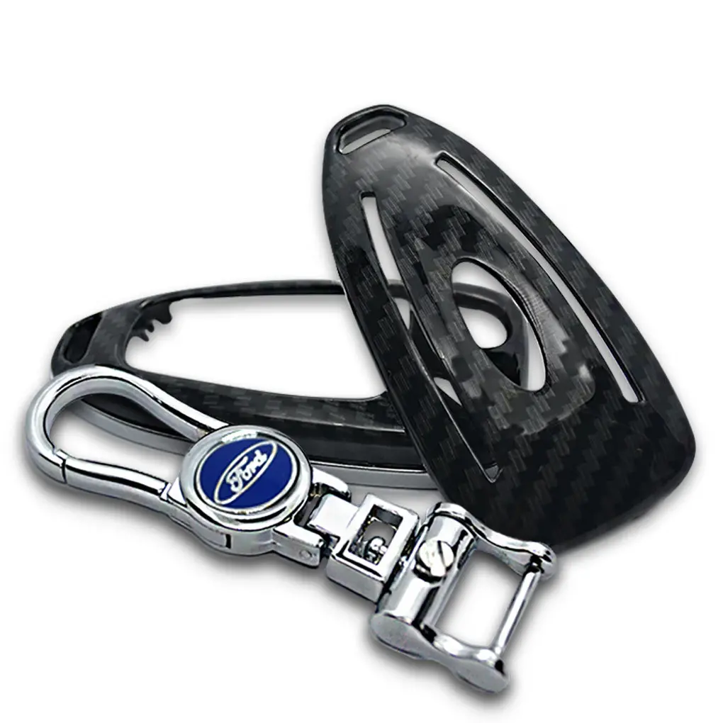 Ford Carbon Fiber Keycase Hard Plastic Key Fob Case For Ford 1