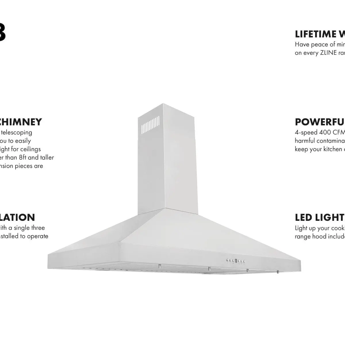 Z-Line Range Hoods Model Kl3-48 1