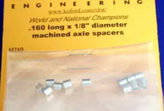 Koford 1/8" X .160 Wide Axle Spacers (6) 1