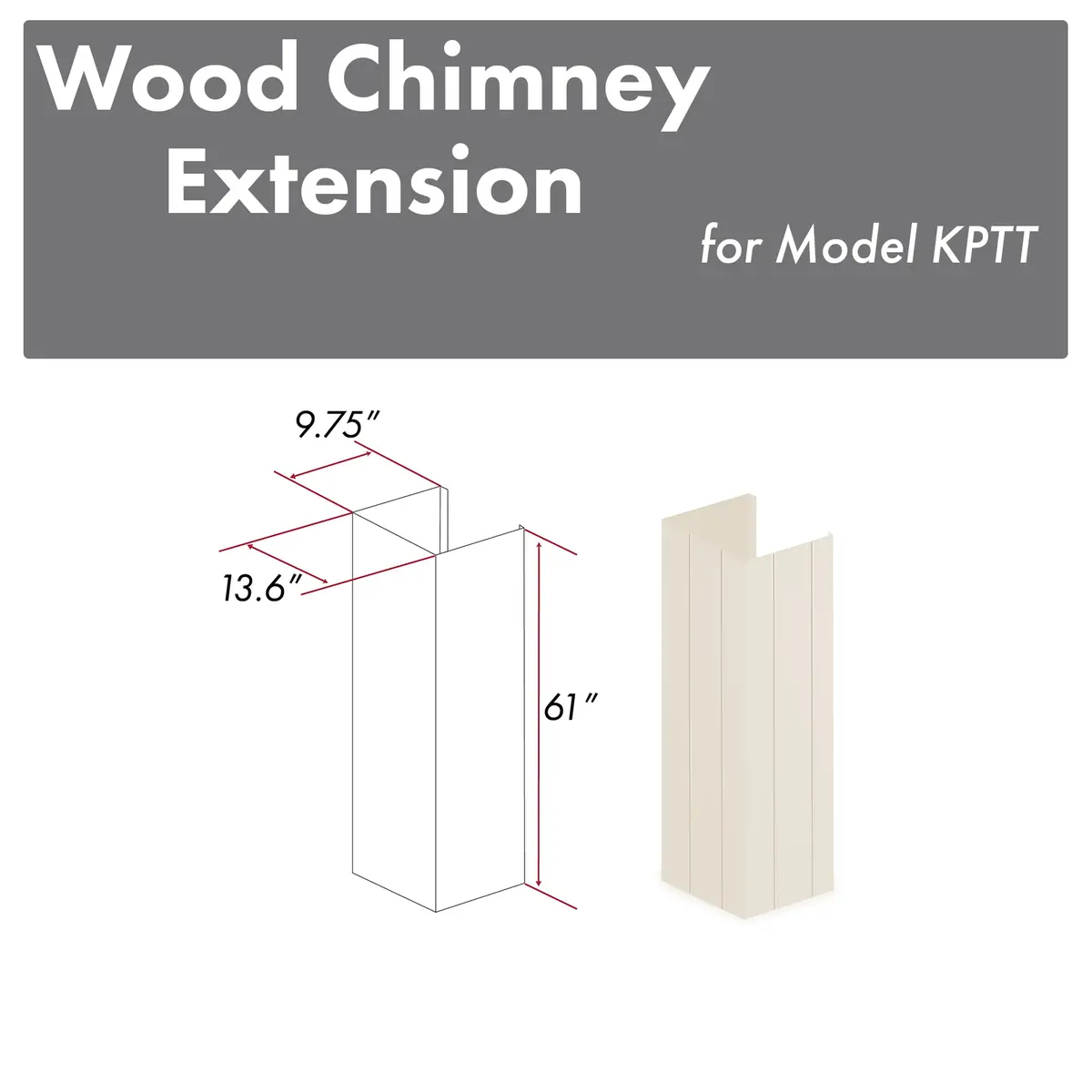 Z-Line Range Hood Accessories Model Kptt-E 1