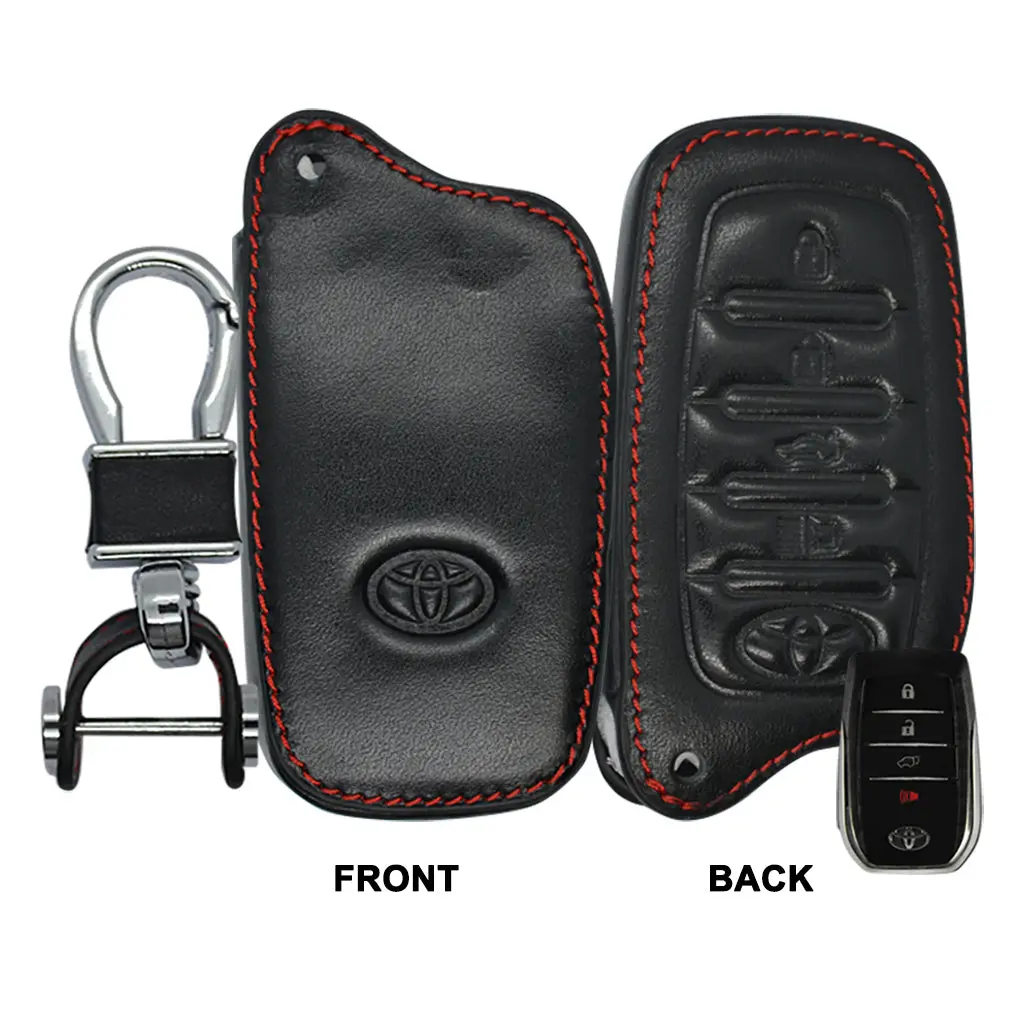 Toyota Leather Car Key Remote Holder (High Quality) 1