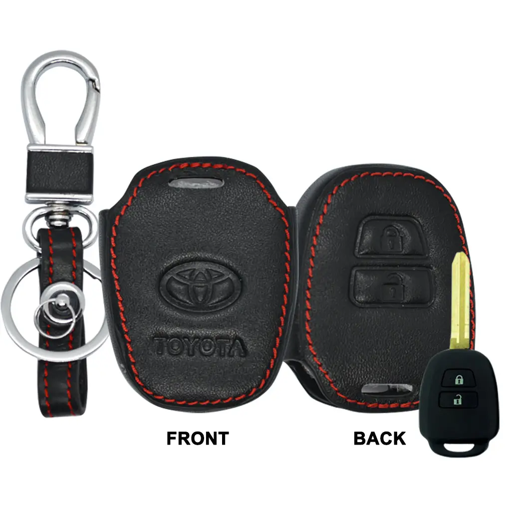Toyota Leather Car Key Remote Holder (High Quality) 1