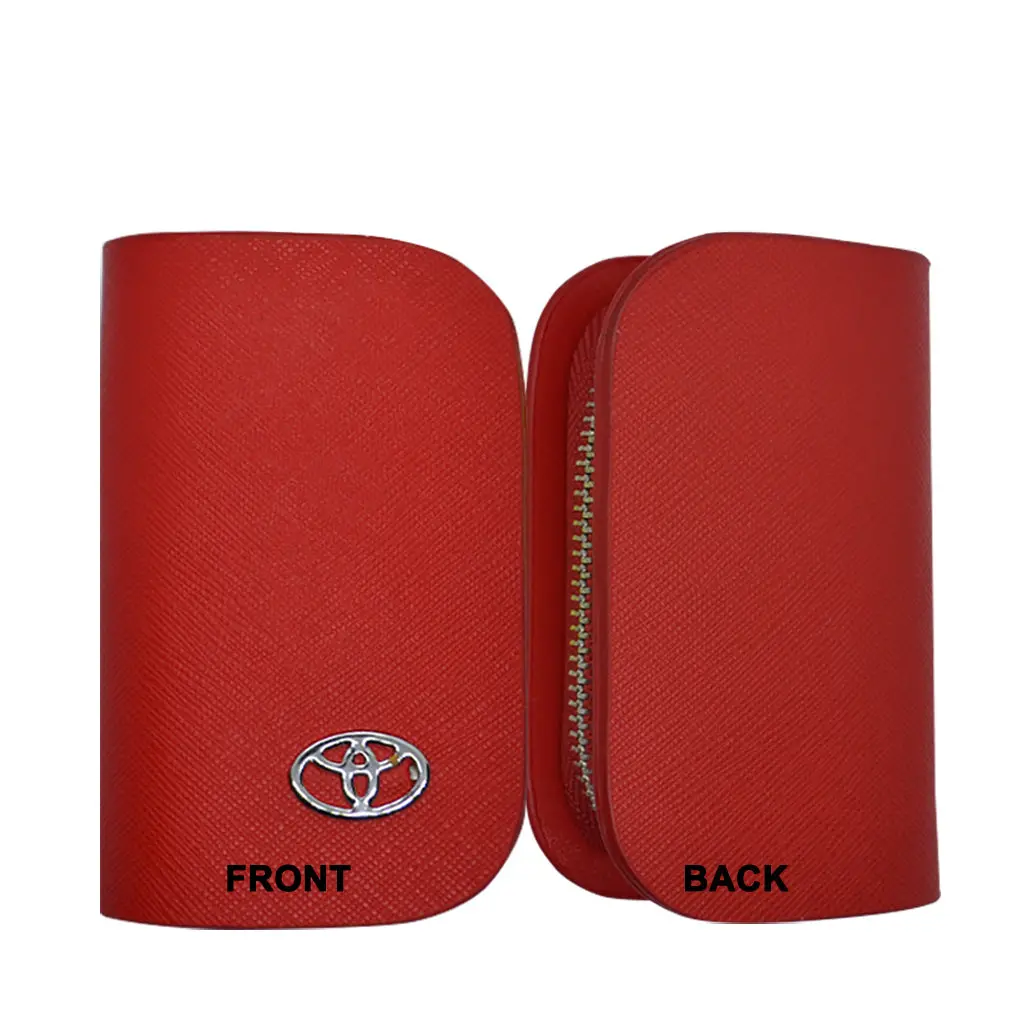 Toyota Transponder High End Car V Series Leather Car Key Remote Holder (High Quality) 3
