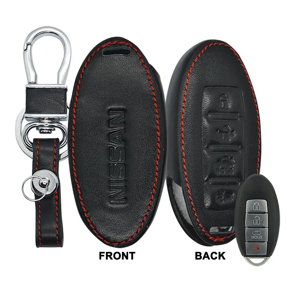 Nissan Leather Car Key Remote Holder (High Quality) 1