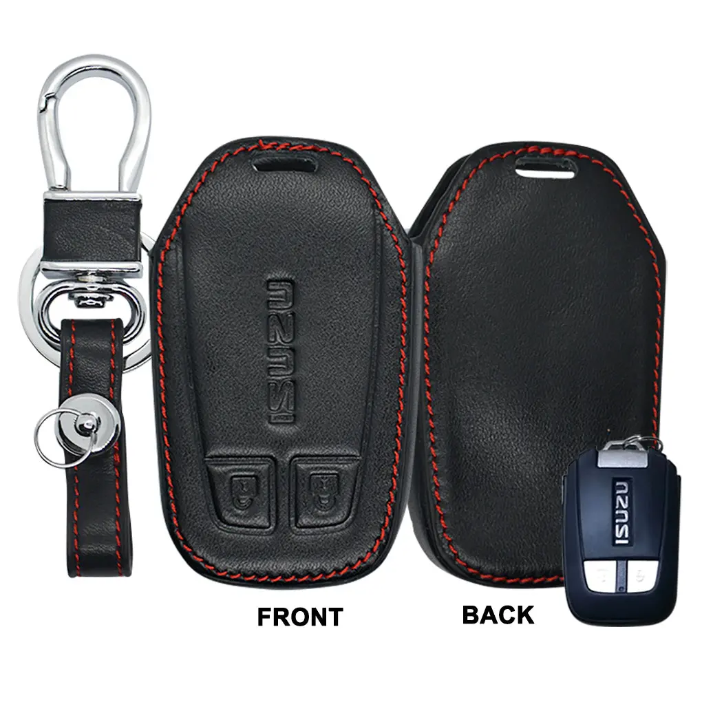 Isuzu Leather Car Key Remote Holder (High Quality) 1
