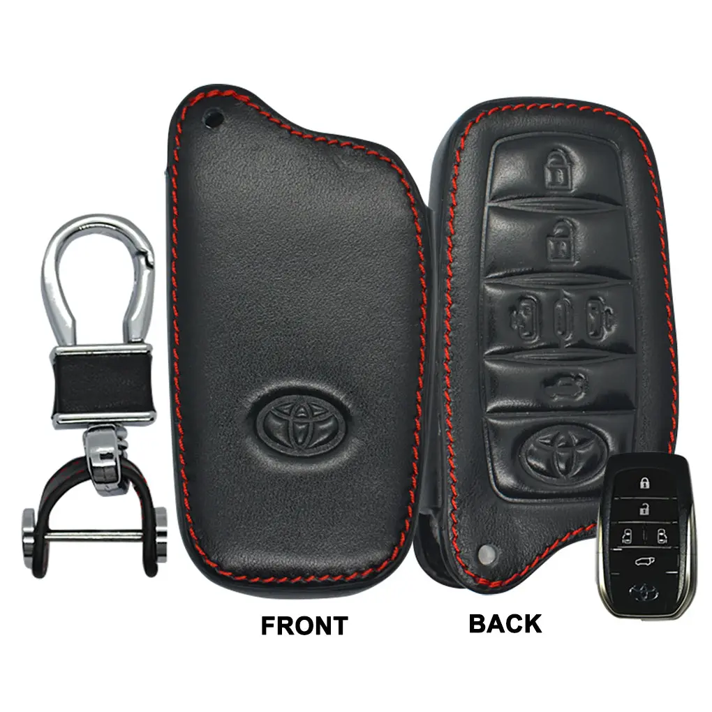 Toyota Leather Car Key Remote Holder (High Quality) 1