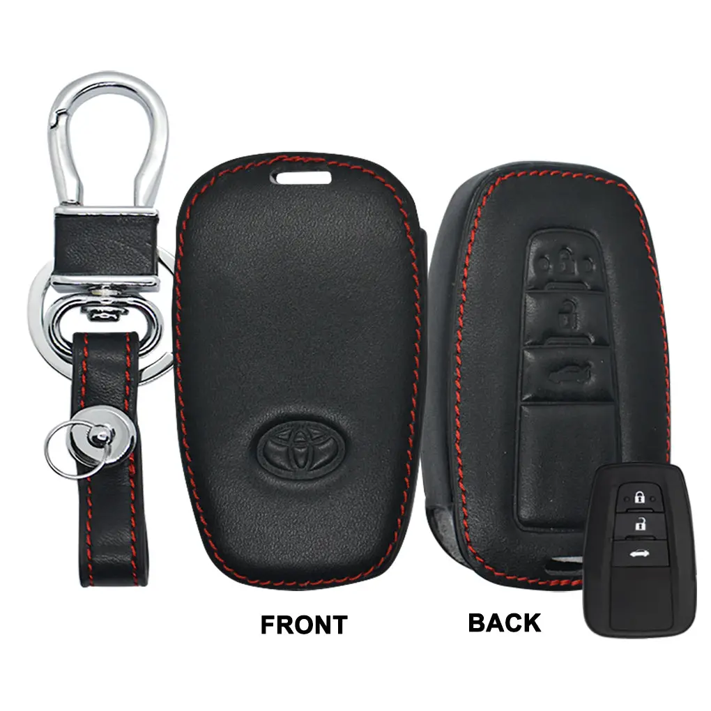 Toyota Leather Car Key Remote Holder  (High Quality) 1