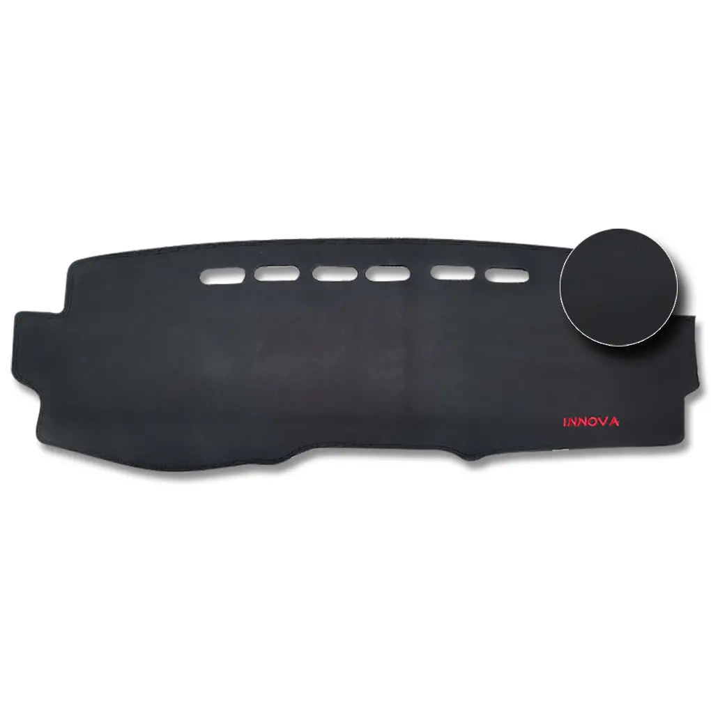 Dashboard Cover For Toyota Innova (Leatherette/Felt/Abstract Floral Material) 1