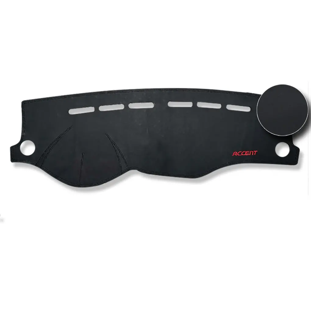 Dashboard Cover For Hyundai Accent 2010-2019 (Leatherette/Felt/Abstract Floral Material) 1