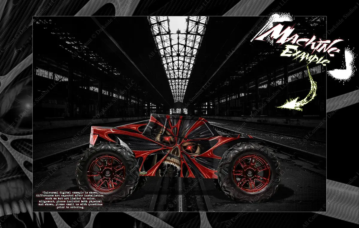 'The Demons Within' Hop Up Graphics Skin Kit Fits Losi Lst 3Xl-E Body # Los340000 1