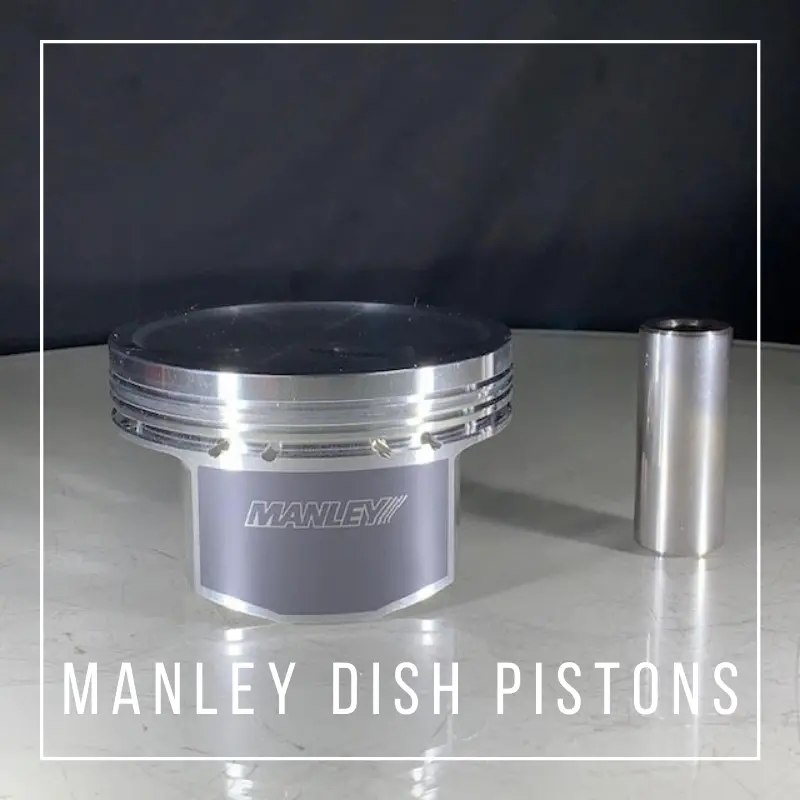 Manley Extreme Duty Series 10Cc Dish Pistons - Stock Stroke 1