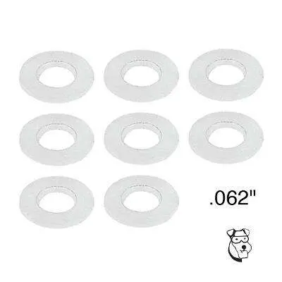 Mid-America Guide Spacers .062 Teflon (1 Pack Of 8) 1