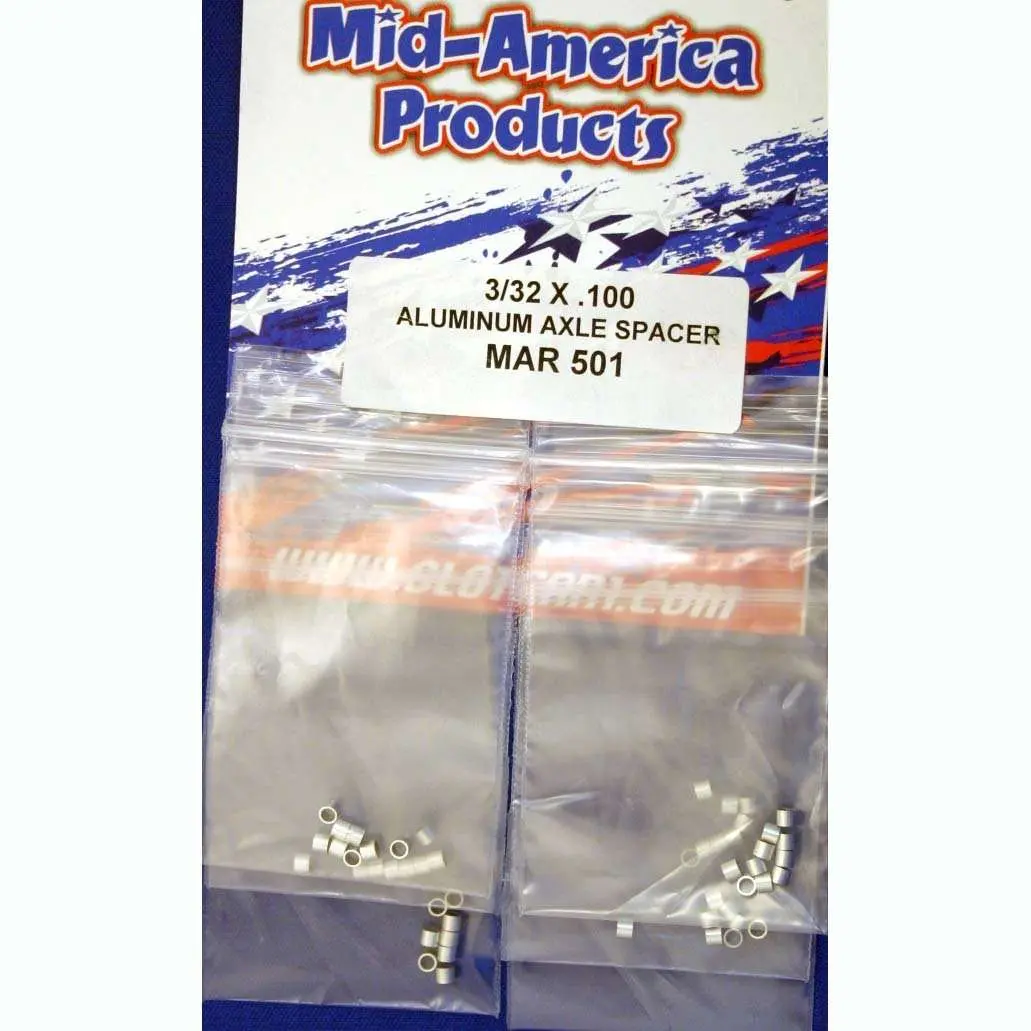 Mid America 3/32 Alum Axle Spacers 2