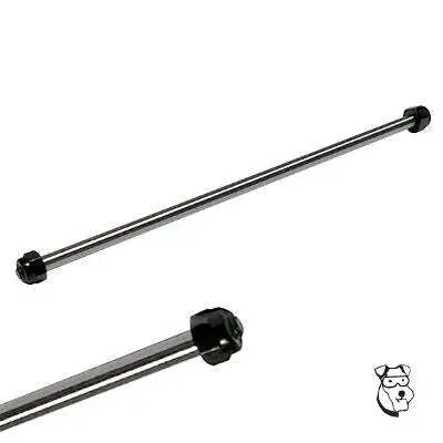 Mid-America Retro Formula 1 Threaded Front Axle W/Aluminum Lock Nuts 1