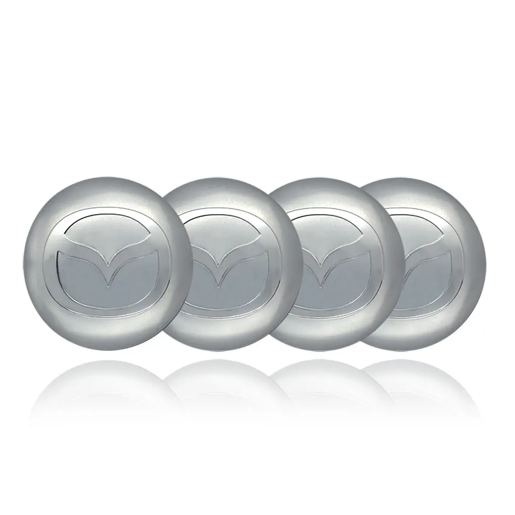 Mazda Car Center Wheel Cap Badge Aluminum Metal Sticker 2