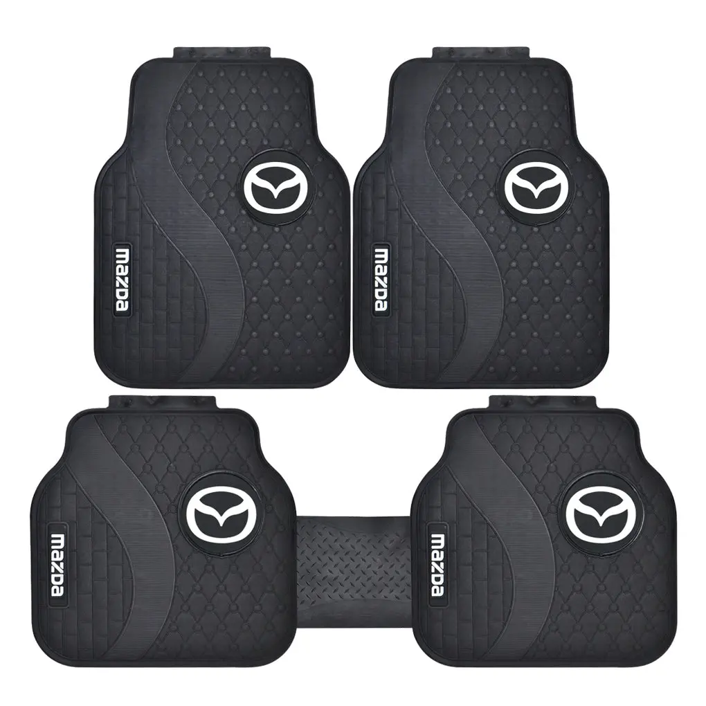 Mazda Universal Car Floor Premium Rubber Matting Protector / Guard (High Quality) 5