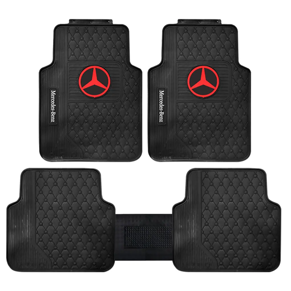 Mercedes Benz Universal Car Floor Premium Rubber Matting Protector / Guard (High Quality) Car Floor Mats / Car Floor Mat 1