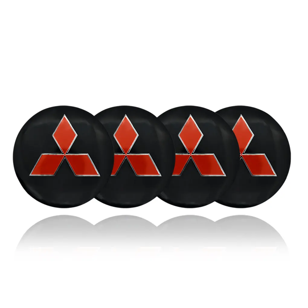 Mitsubishi Car Center Wheel Cap Badge Aluminum Metal Sticker 1