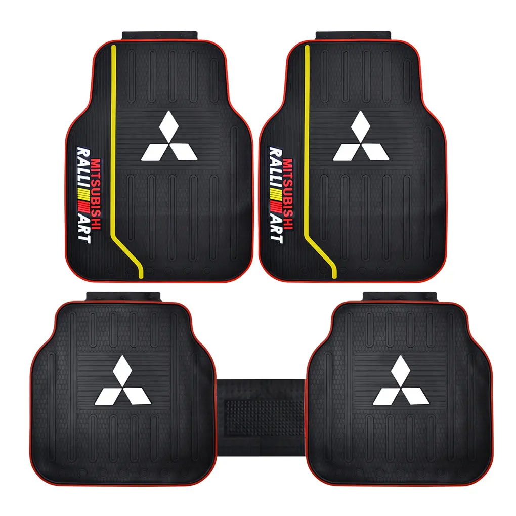 Mitsubishi Universal Car Floor Premium Rubber Matting Protector / Guard (High Quality) 3