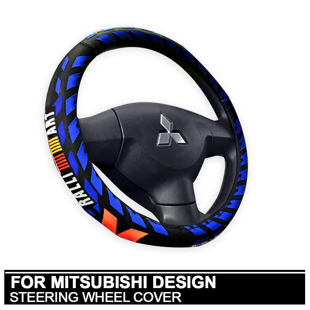 Mitsubishi Racing Steering Wheel Cover 38Cm 3