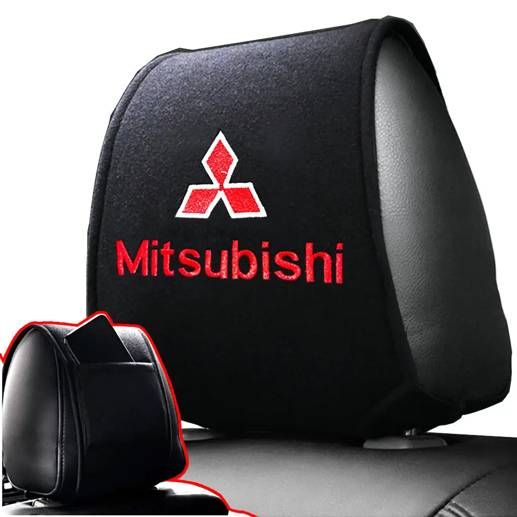 Mitsubishi Car Headrest Cover Cotton 1