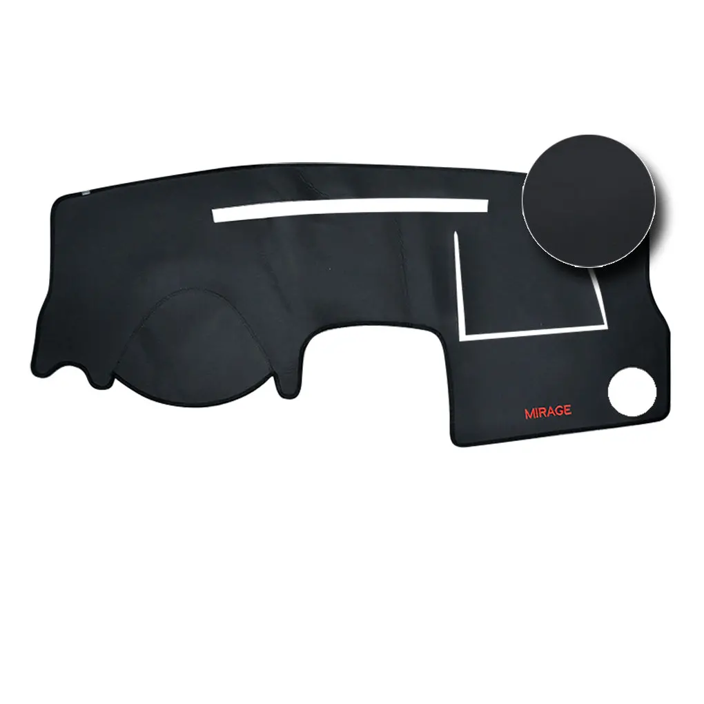 Dashboard Cover For Mitsubishi Mirage (Leatherette/Felt/Abstract Floral Material) 1