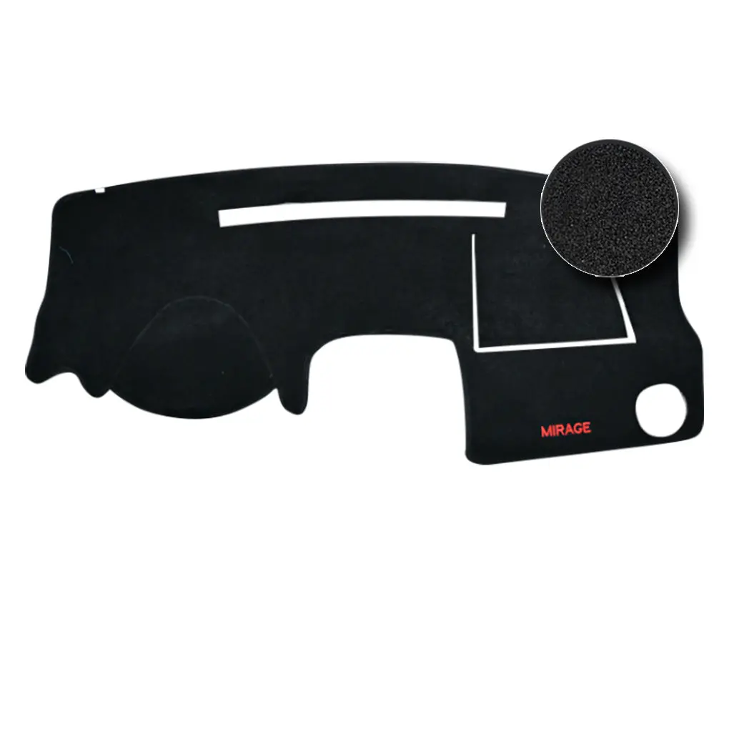 Dashboard Cover For Mitsubishi Mirage (Leatherette/Felt/Abstract Floral Material) 3